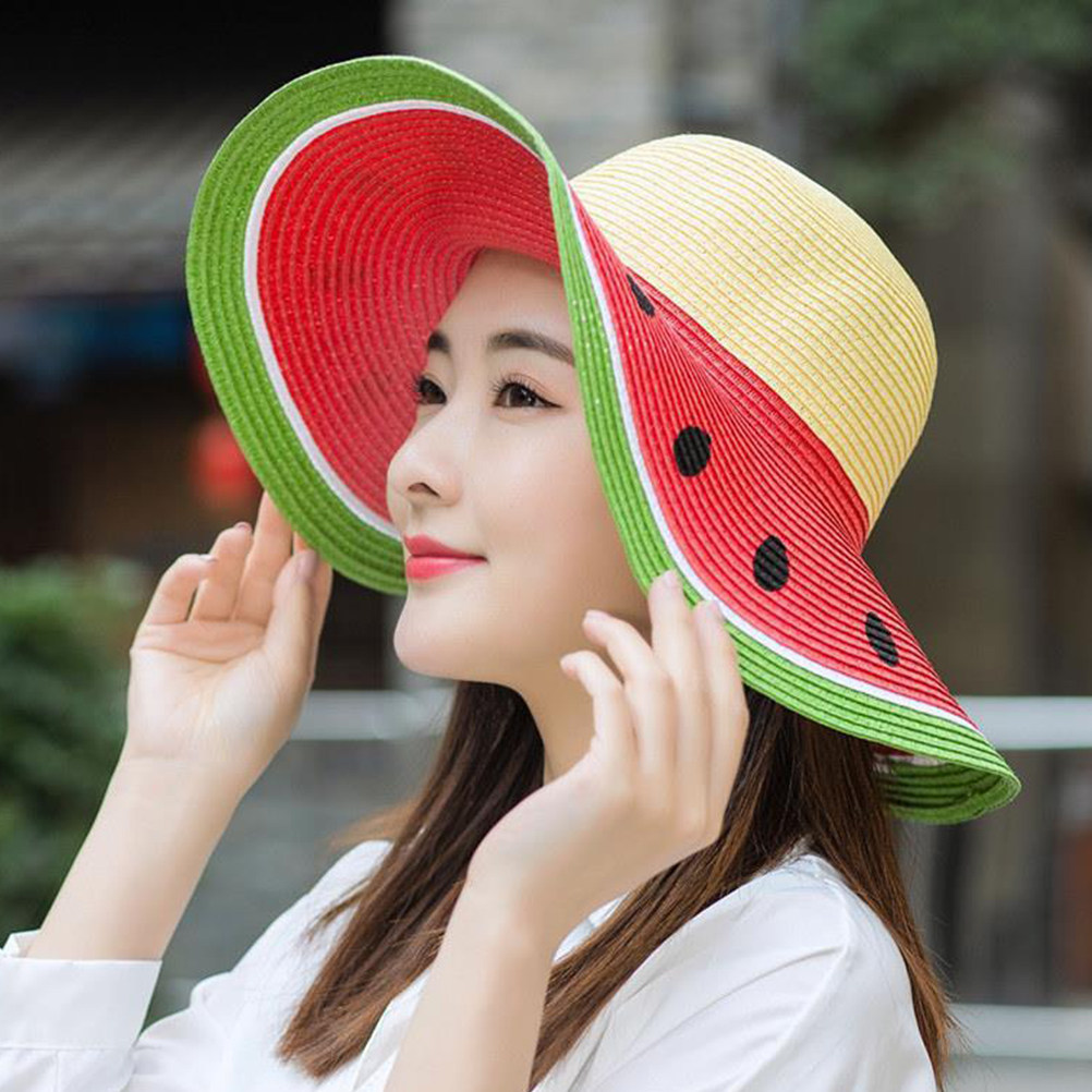 Kız Çocukları İçin Karpuz Dese - Sun Hat Wide Brim incelemesi ve fiyatı