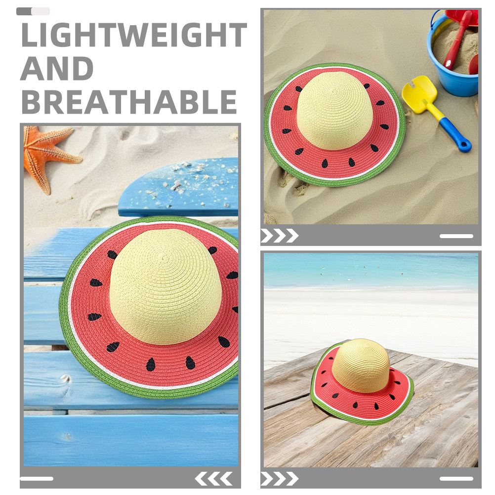 Kız Çocukları İçin Karpuz Dese - Sun Hat Wide Brim incelemesi ve fiyatı