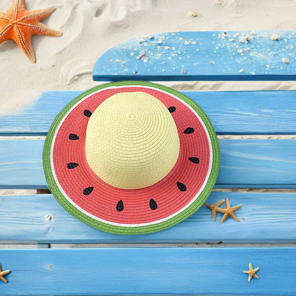 Kız Çocukları İçin Karpuz Dese - Sun Hat Wide Brim incelemesi ve fiyatı