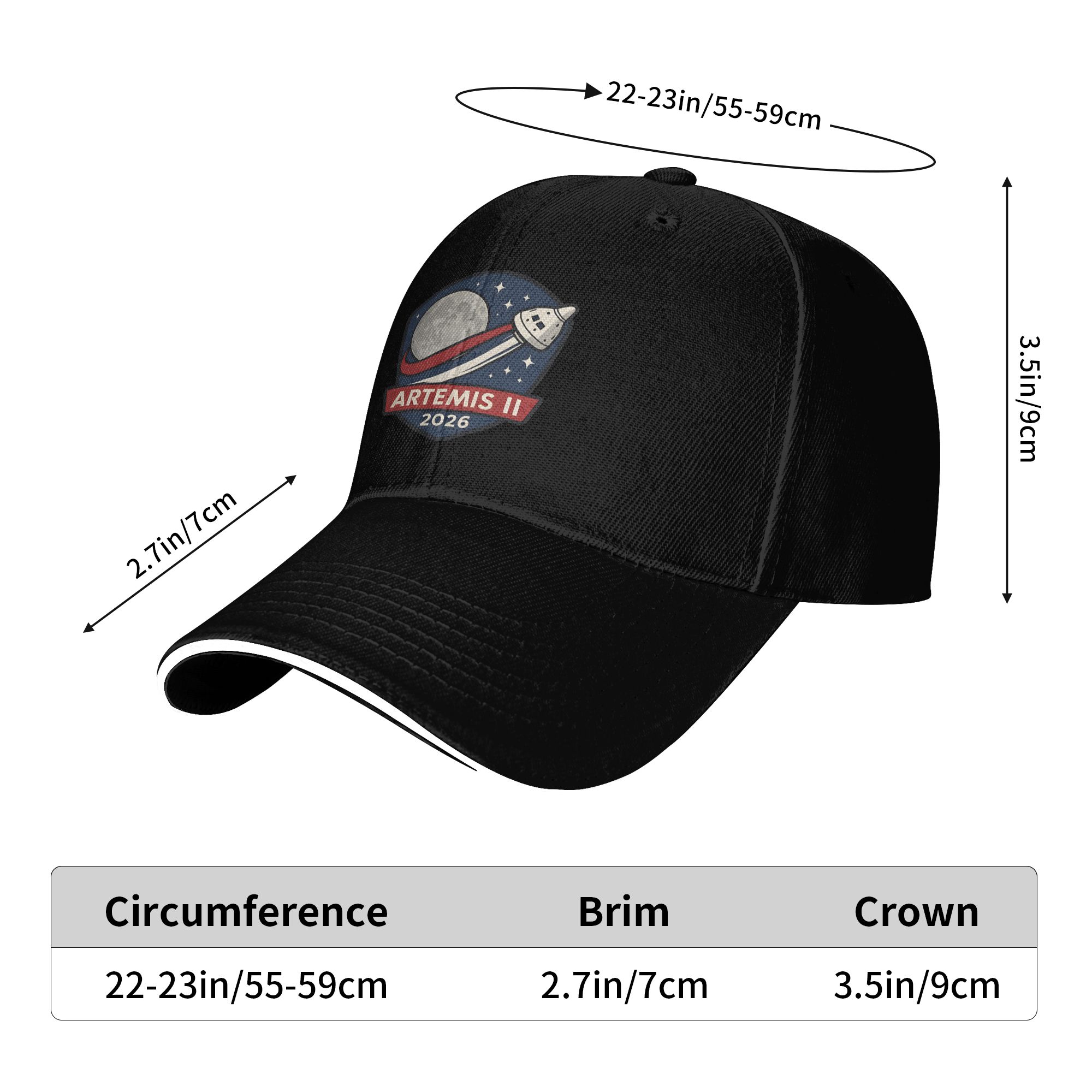 Unisex Artemis II Ay'a Görevi  - Golf Cap Dad incelemesi ve fiyatı